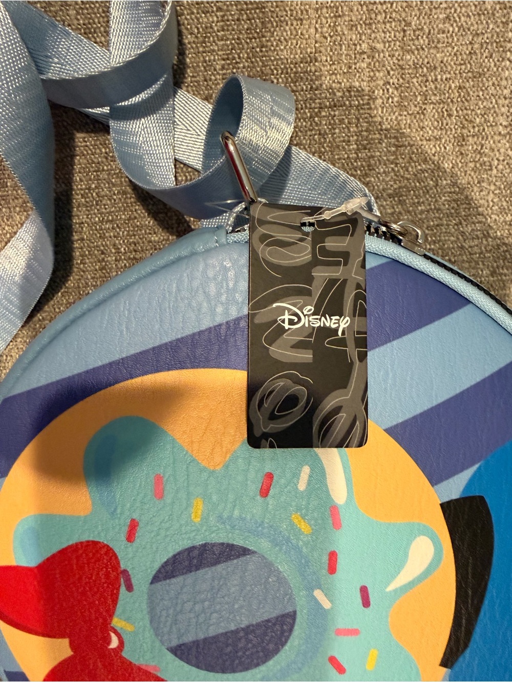 NWT- Buckle-Down Light Blue & Teal Disney Character Donald Duck Bag - Picture 5 of 5